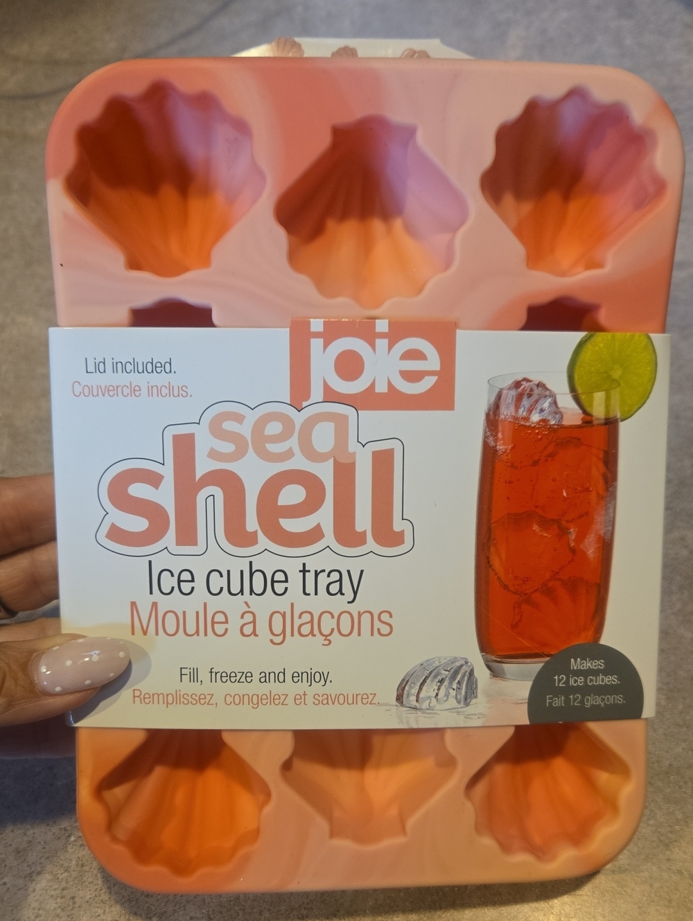 New Joie Sea Shell Ice Cube Tray